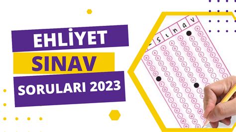 ehliyet sınav soruları kaç tane